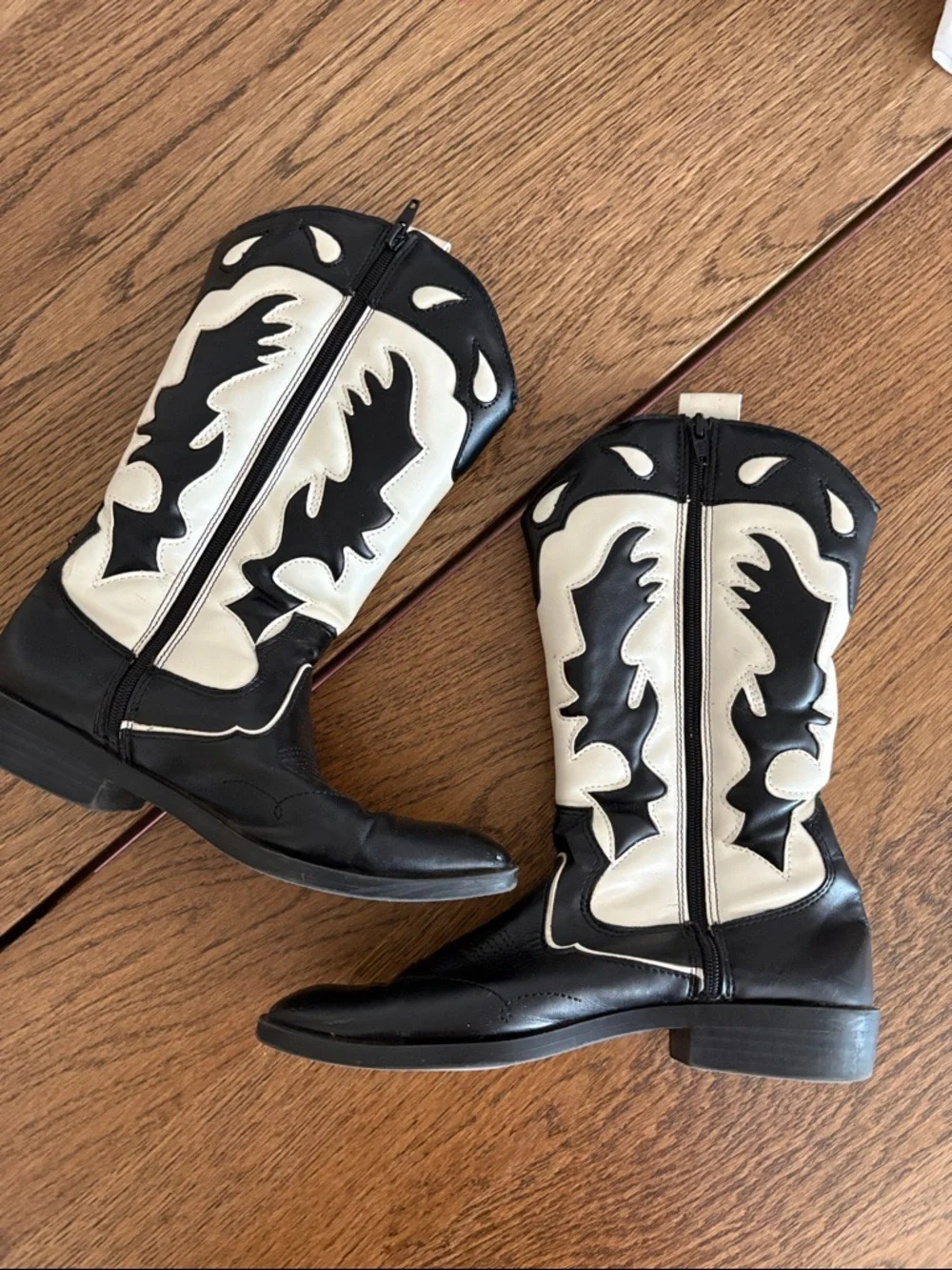Zara Kids 33 Western Cowgirl Boots